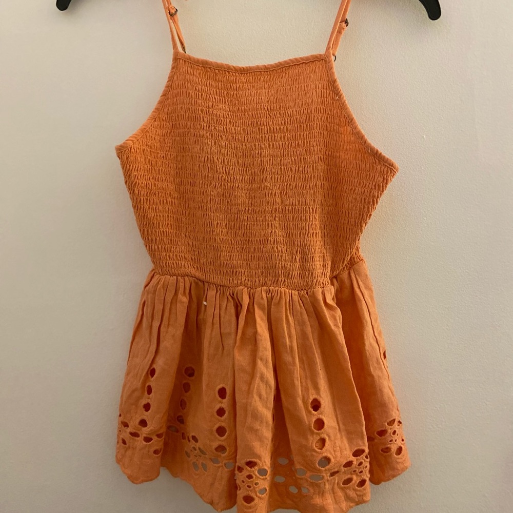 Coral Girls Tank Top